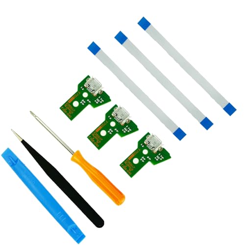 3pcs JDS-040 Replacement Charging Port for PS4 Controller