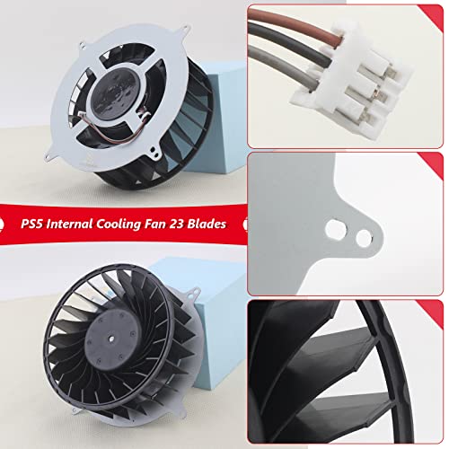 Sony PS5 Internal Cooling Fan Replacement, 23 & 17 Blades