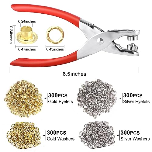 1203PCS Eyelet Pliers Set for Fabric Leather Crafting