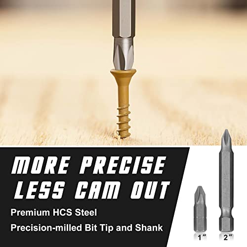 COMOWARE Drill Bit Set, 246 Pcs for Cordless Drill, Drill Driver Bit Set for Wood, Metal, Masonry, Cement and Screwdriver Bits Set Combo Kit