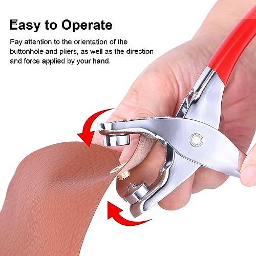 1203PCS Eyelet Pliers Set for Fabric Leather Crafting