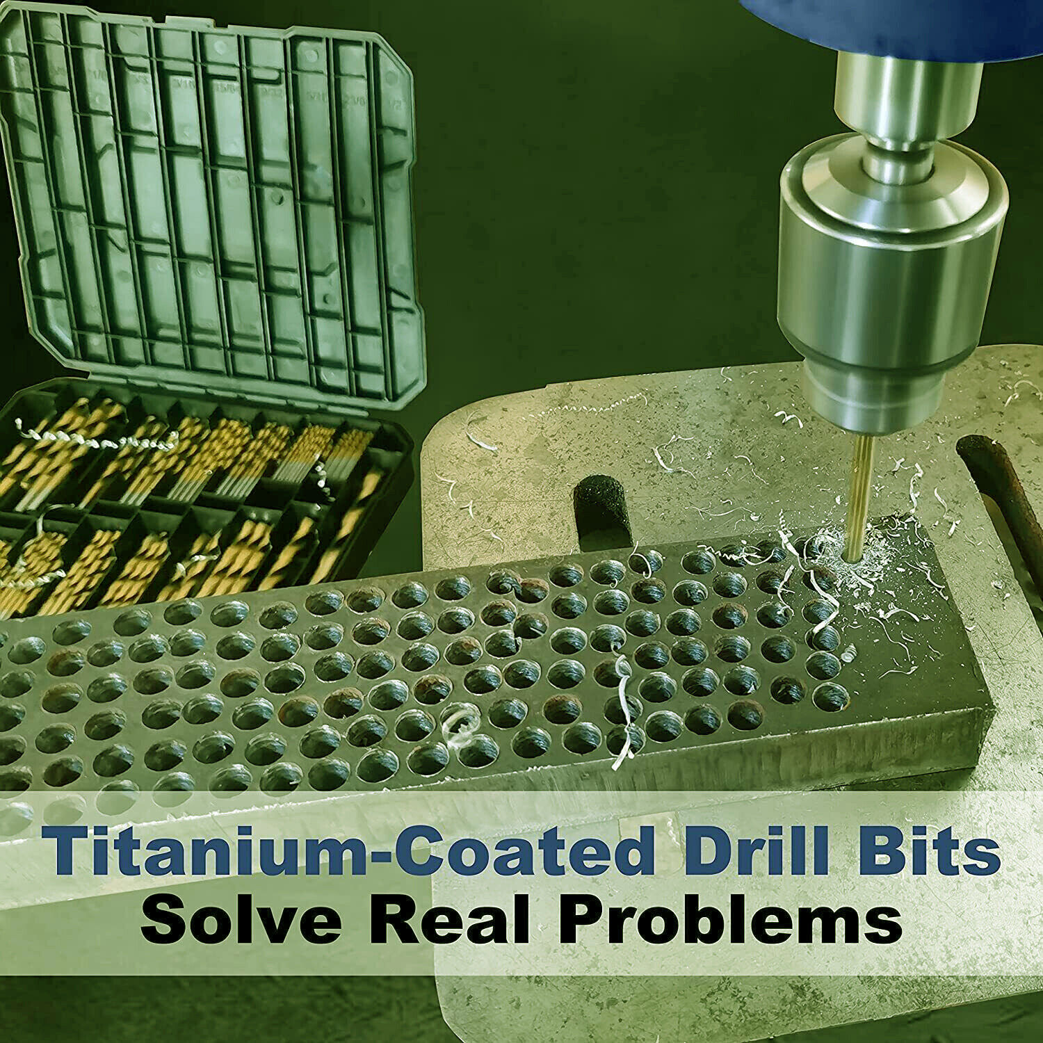HSS Drill Bit Set Titanium Coated 230Pcs/99Pcs Round Shank Drill Metal Steel