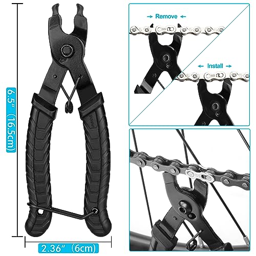 AKRAF Bicycle Chain Repair Tool Kit with Plier