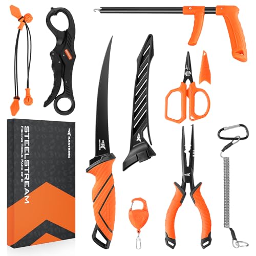 KastKing SteelStream Fishing Tool Kit - 8 Tools
