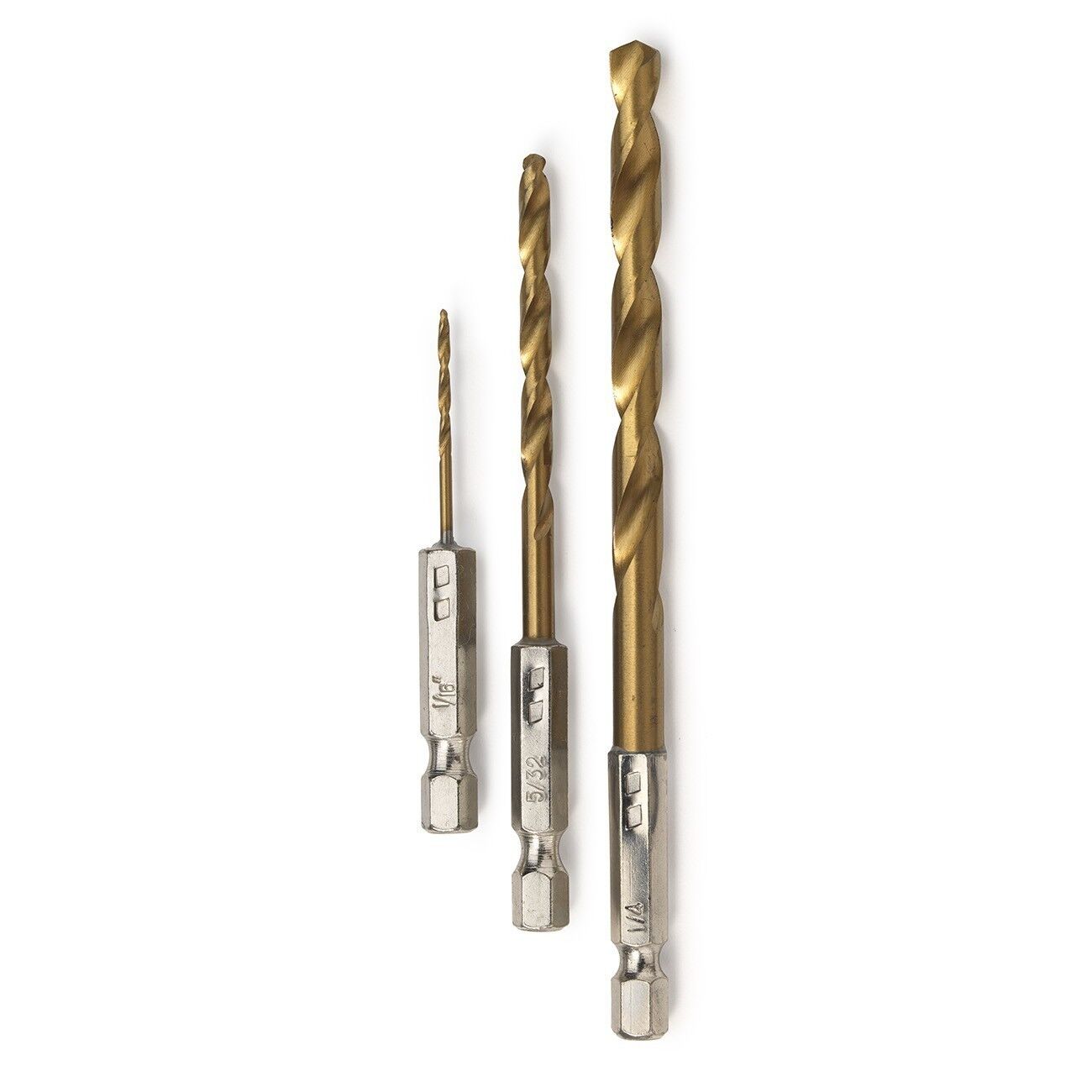 13pc Hex Shank Titanium Drill Bit Set MULTI BITS