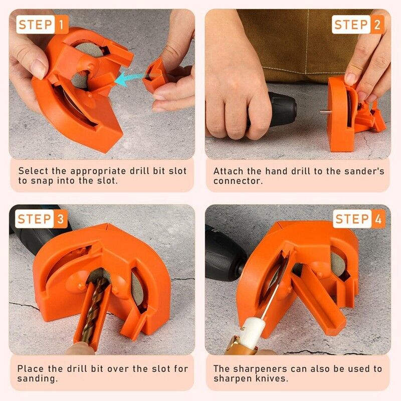 Multipurpose Drill Bit Grinding Sharpener,Electric Drill Bit Sharpener for 2936