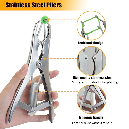 Stainless Steel Goat Banding Kit with Ring Installation Tool