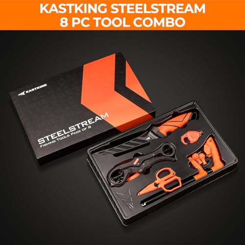KastKing SteelStream Fishing Tool Kit - 8 Tools