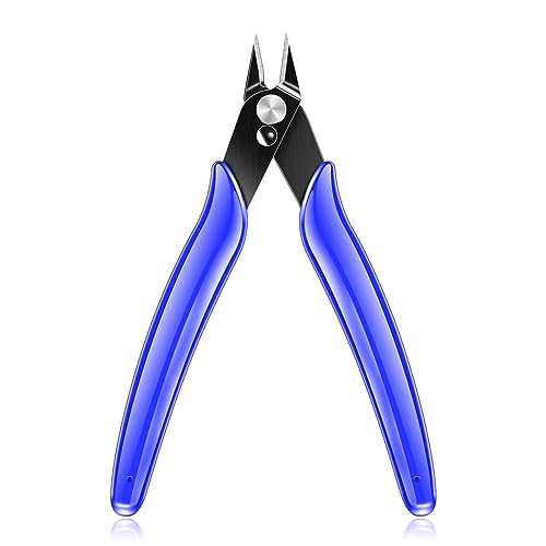 Professional 5" Wire Cutters, Carbon Steel Flush Pliers
