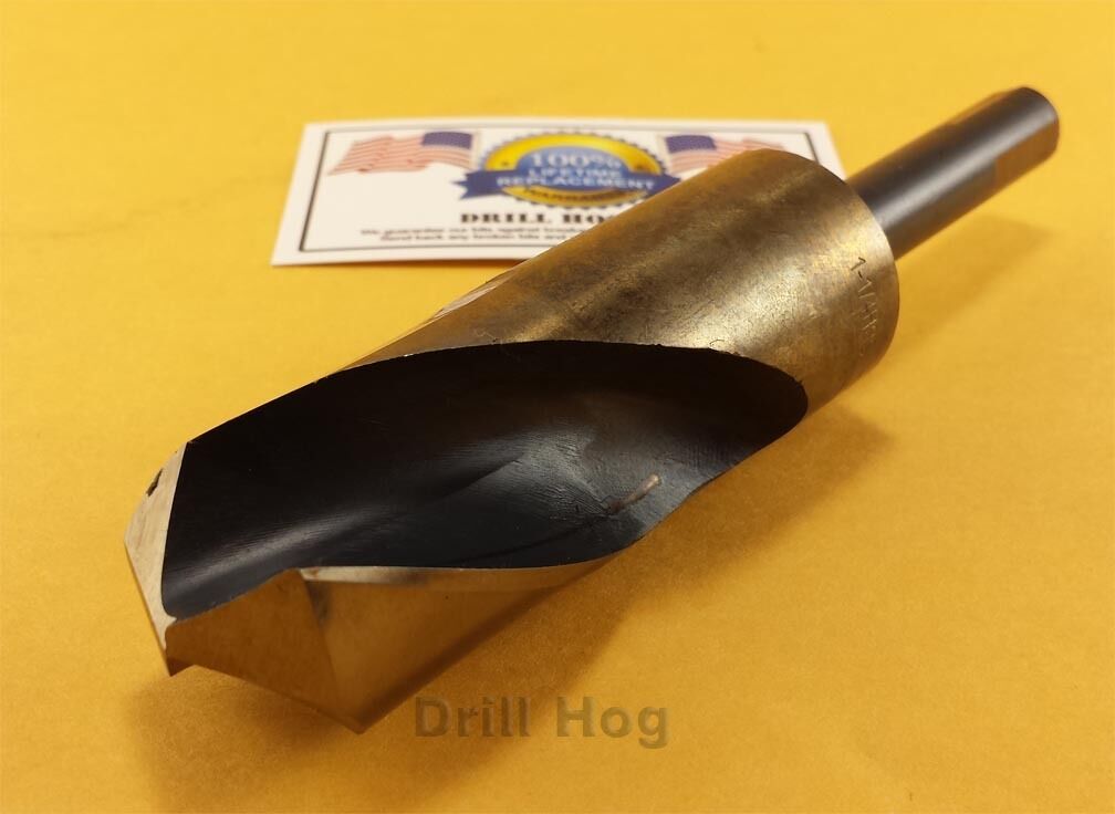 Drill Hog® 1-1/4" Drill Bit 1-1/4 Silver & Deming Bit M7 Jumbo Lifetime Warranty