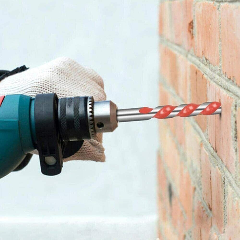5x Cut Multi-Material Tile Drill Bits Set for Ceramic Porcelain Granite Marble