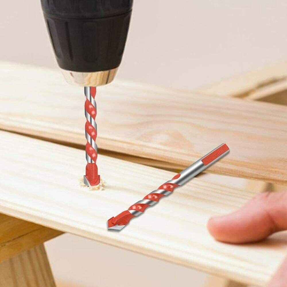 5x Cut Multi-Material Tile Drill Bits Set for Ceramic Porcelain Granite Marble