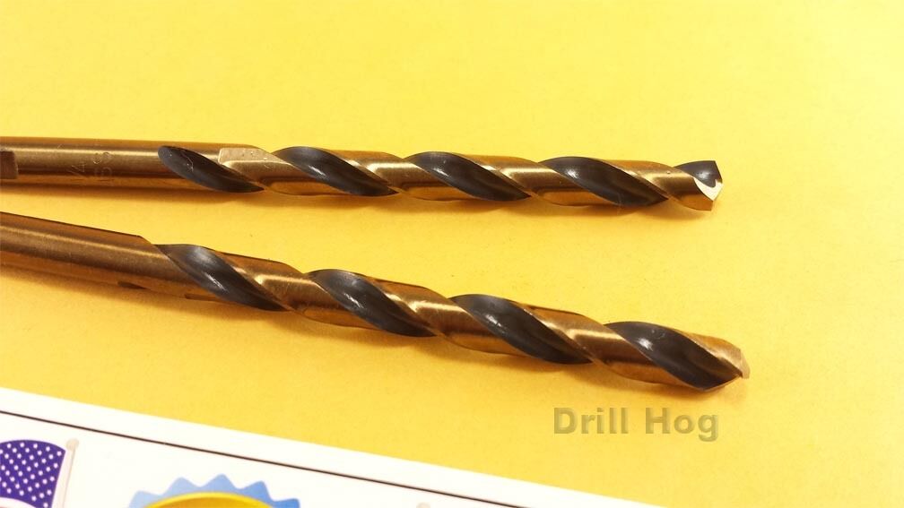 Drill Hog® 1/8" Drill Bit HI-Molybdenum M7 1/8 Bit HSS Lifetime Warranty 12 Pack