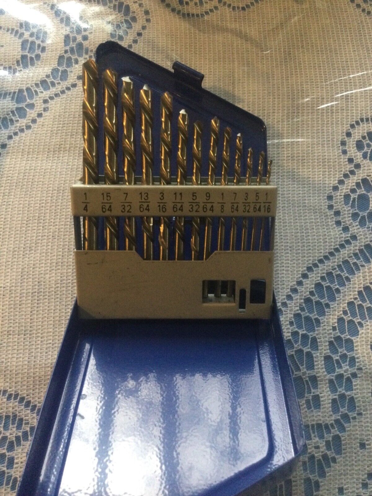 Eazypower 80988, 13pc Left Hand Drill Bits HSS, 1/16"-1/4", Lot of 1