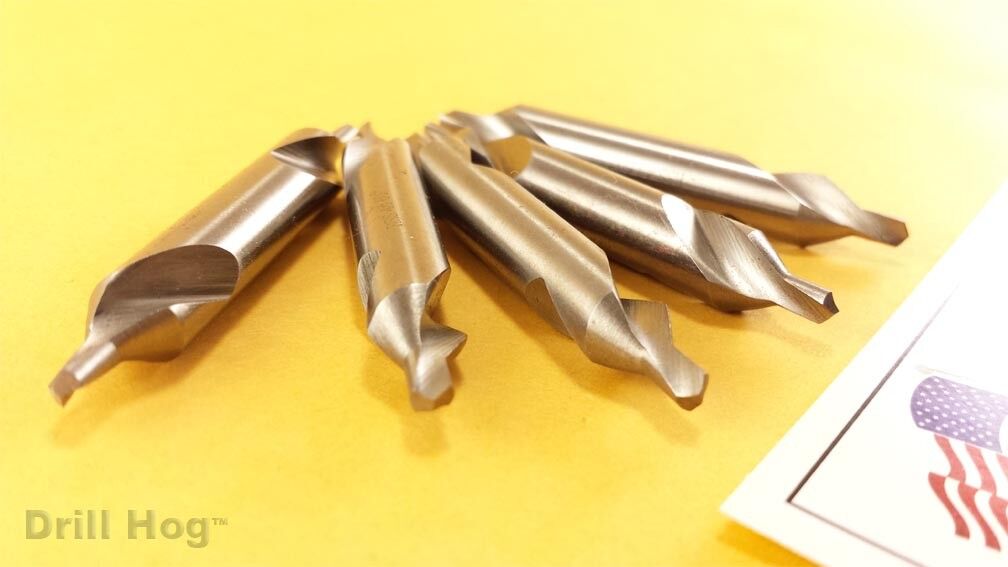 Center Drill Countersink Pilot Bit Lathe 5 Pc Set Lifetime Warranty Drill Hog®