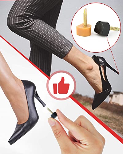 24 Pairs High Heel Replacement Tips Repair Kit