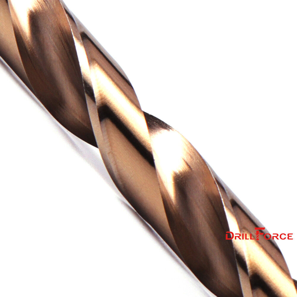 50PCS Cobalt Drill Bit Set 1/16"-1/8" HSSCO Multi Drill Bits Twist Metal Tools
