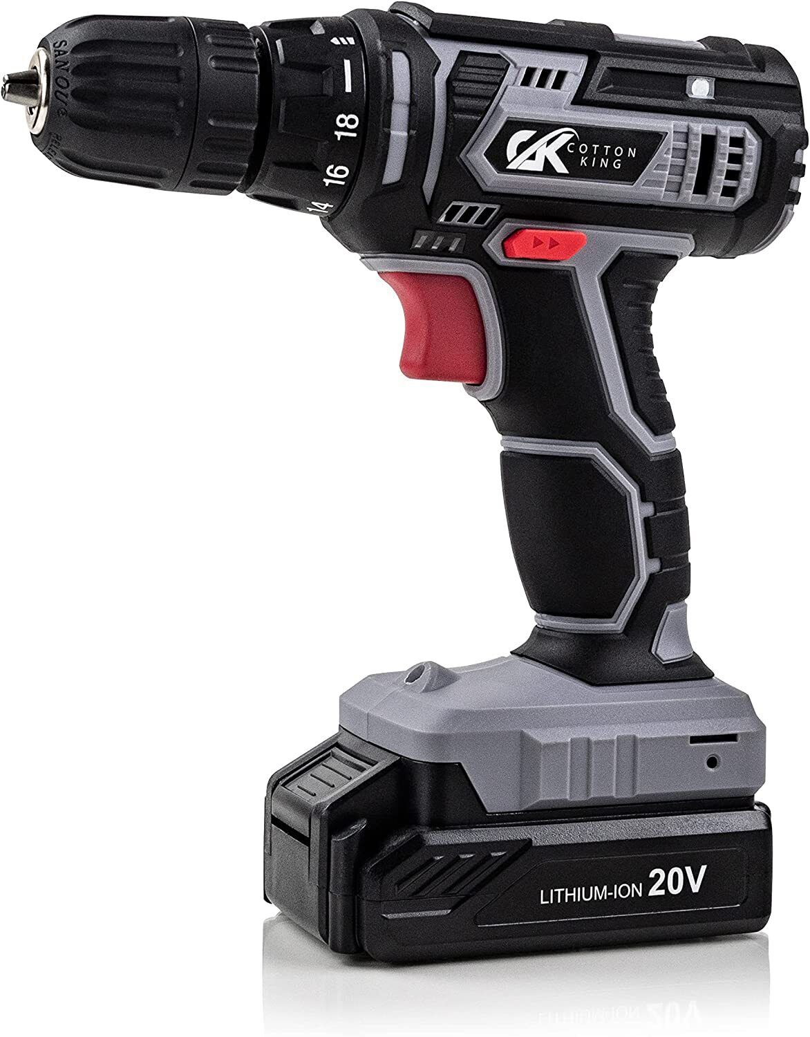 Cordless Drill Driver Kit, 20V MAX ELECTRIC SCREWDRIVER Compact Drill 13pcs Set