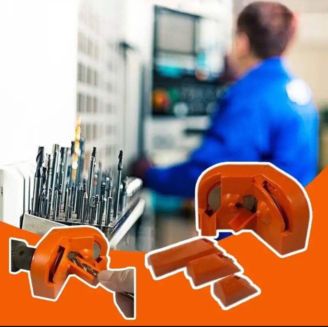 Portable Multipurpose Drill Bit Grinding Sharpener Twisted Drill Bit Grinder