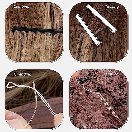 Hair Extension Tools Kit with Silicone Micro Rings