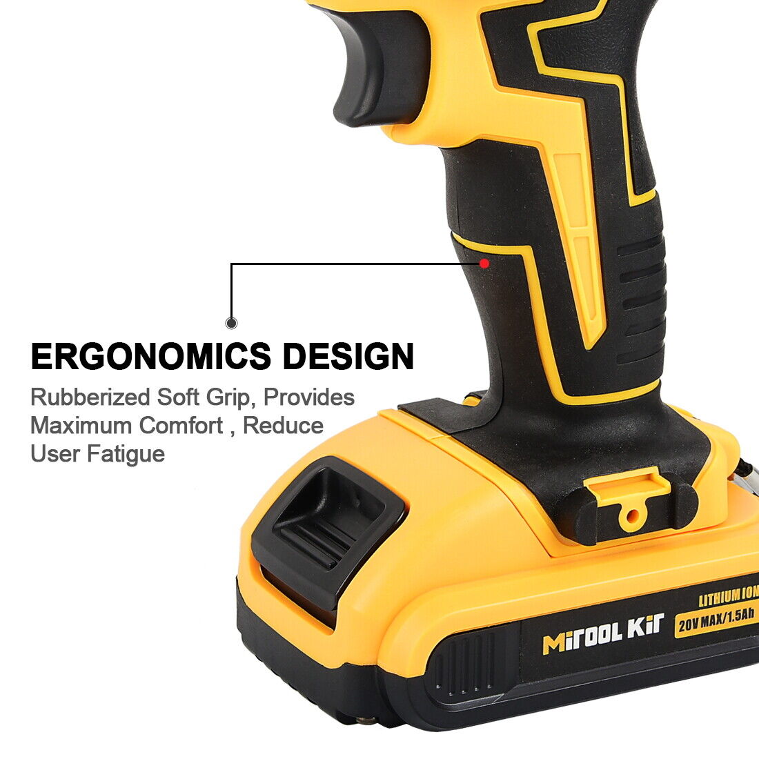 Electric Drill Power Tool Cordless Screwdriver Power Tools Drill Set W/ Battery