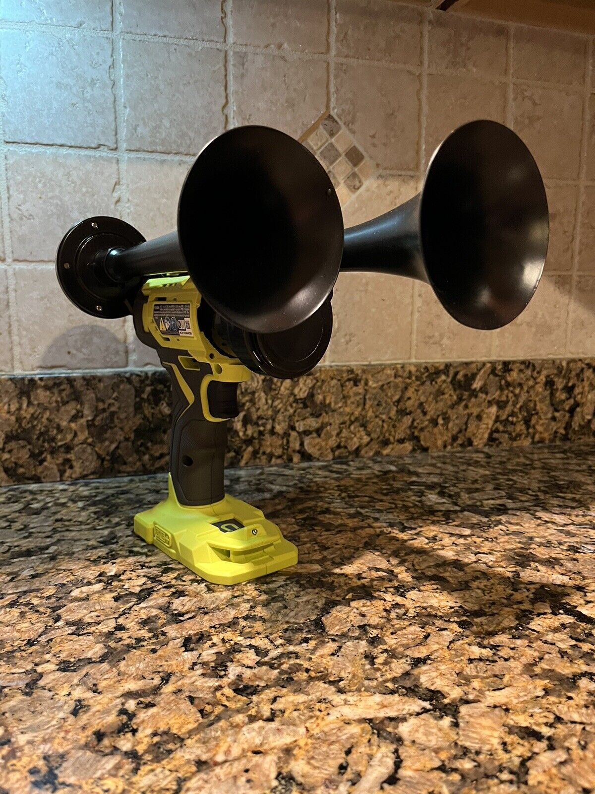 Ryobi Compressor Driven Train Horn