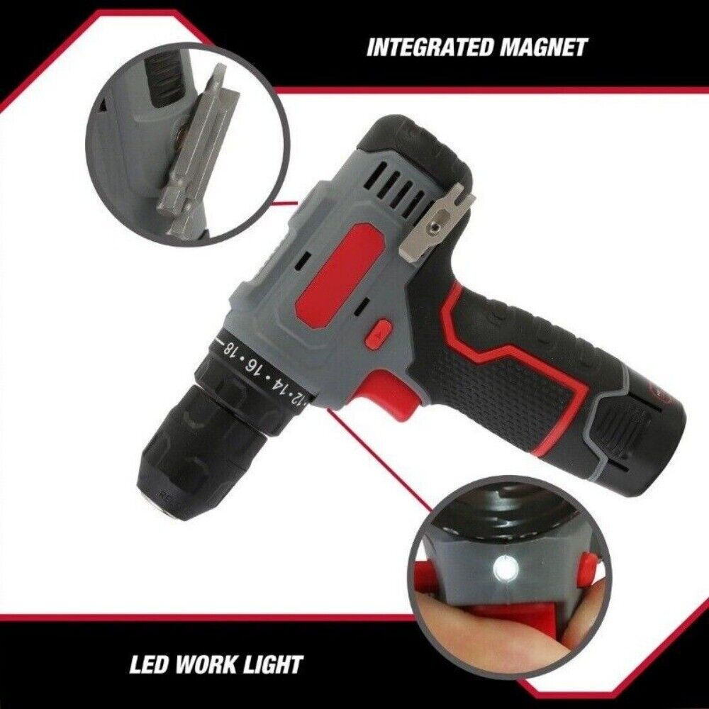 12V Max Lithium-Ion Cordless 3/8-inch Drill Driver with 1.5Ah Battery