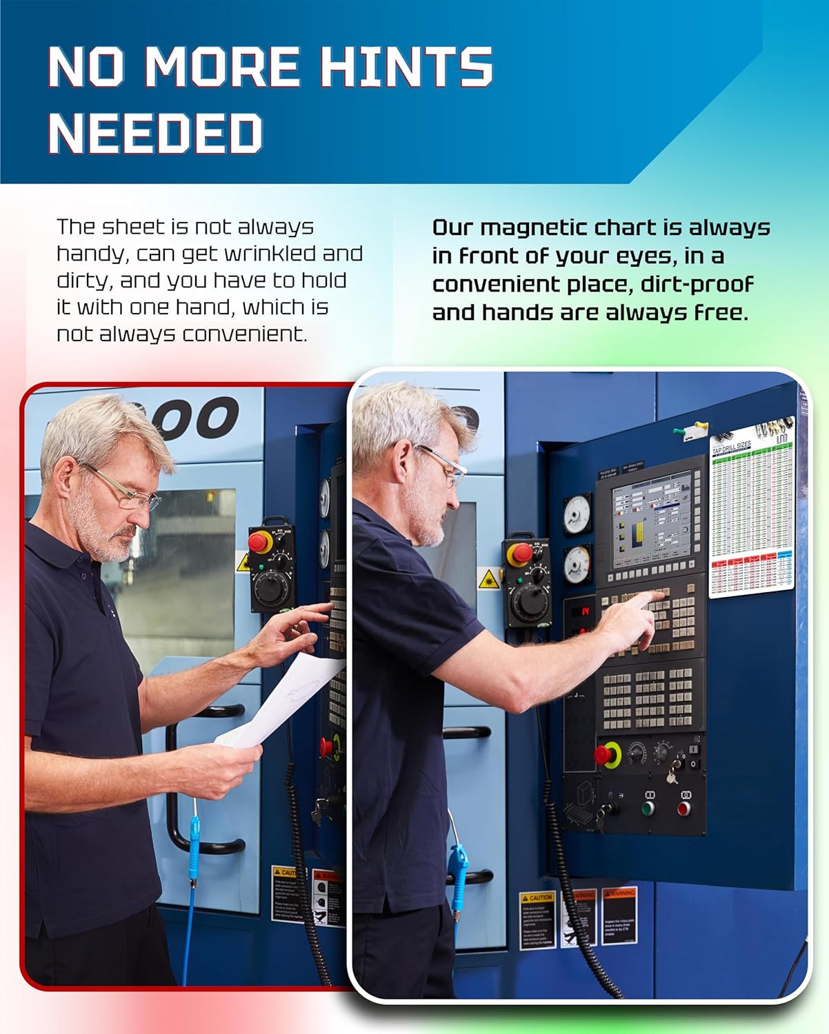 Tap Drill Recommendations Chart | Decimals Equivalents Flexible Magnetic Drill P
