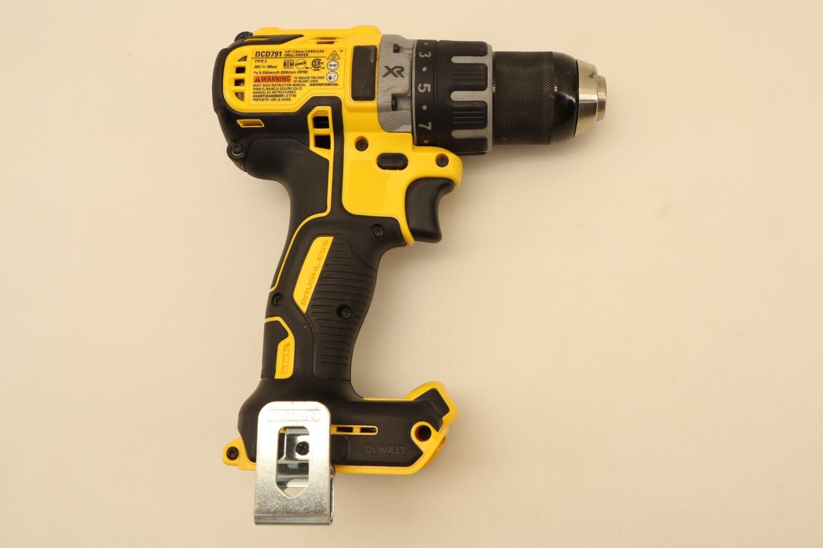 DeWalt DCD791 20V MAX XR Brushless 1/2" Drill/Driver Tool Only