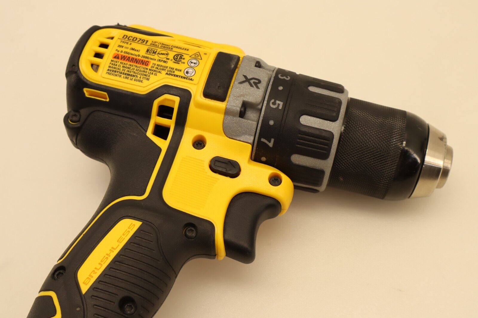 DeWalt DCD791 20V MAX XR Brushless 1/2" Drill/Driver Tool Only