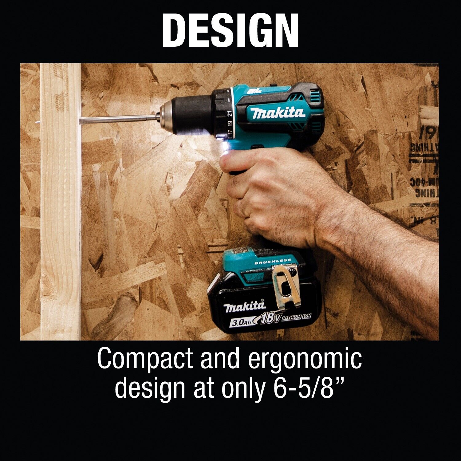Makita XFD131 18V LXT® Lithium‑Ion Brushless Cordless 1/2" Driver‑Drill Kit