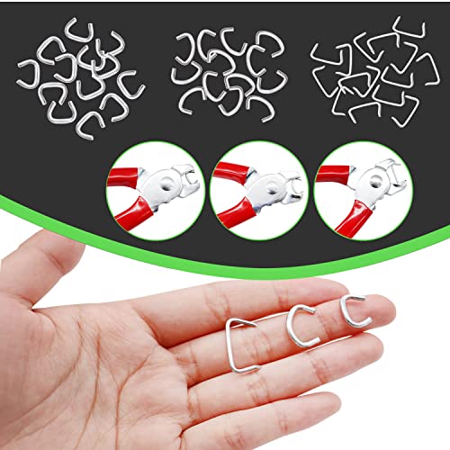 285pcs Hog Rings Kit with Straight Pliers