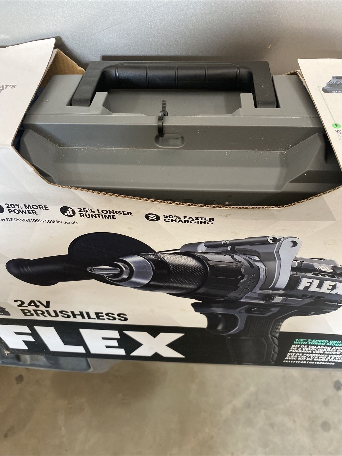 Flex FX1171T-2B 24V Brushless 1/2" Drill Driver w/ Turbo Mode Kit ~NEW~