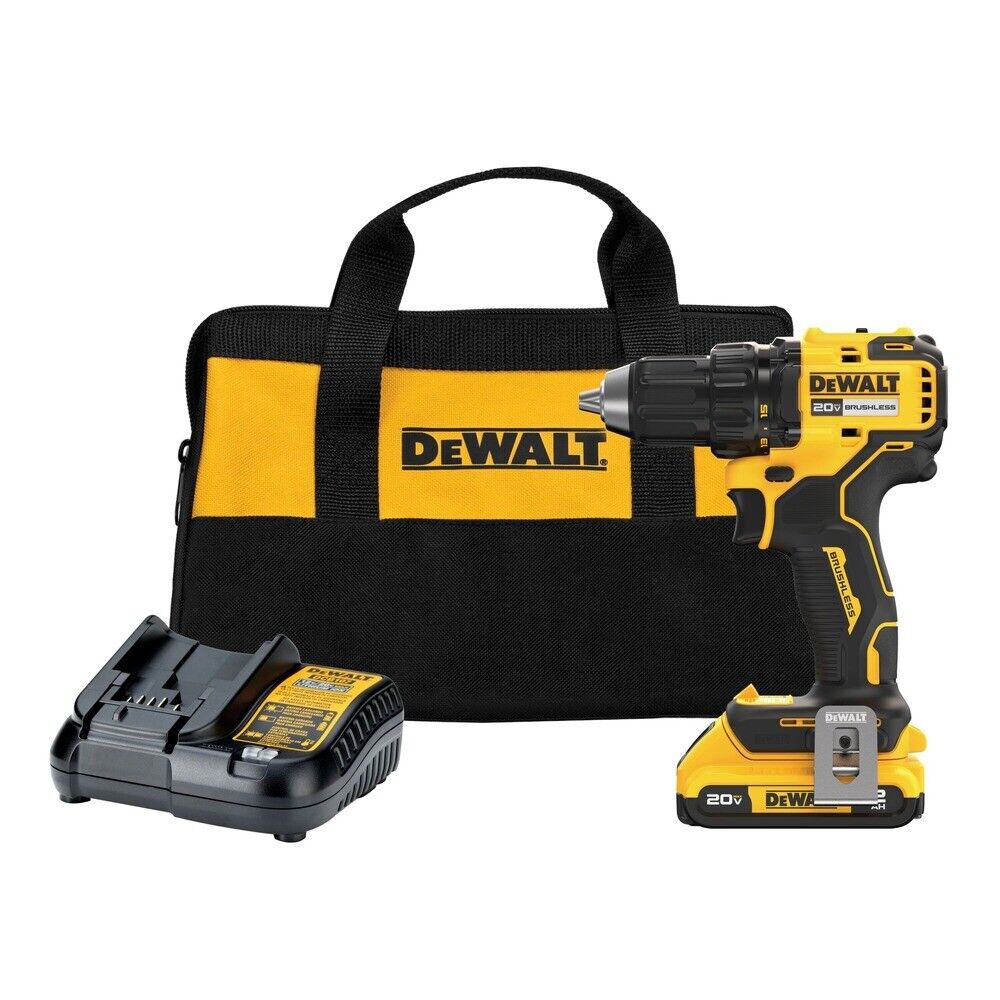 DeWalt DCD793D1 20V MAX Brushless 1/2" Cordless Compact Drill Driver Kit New