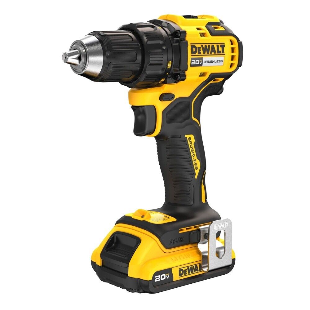 DeWalt DCD793D1 20V MAX Brushless 1/2" Cordless Compact Drill Driver Kit New