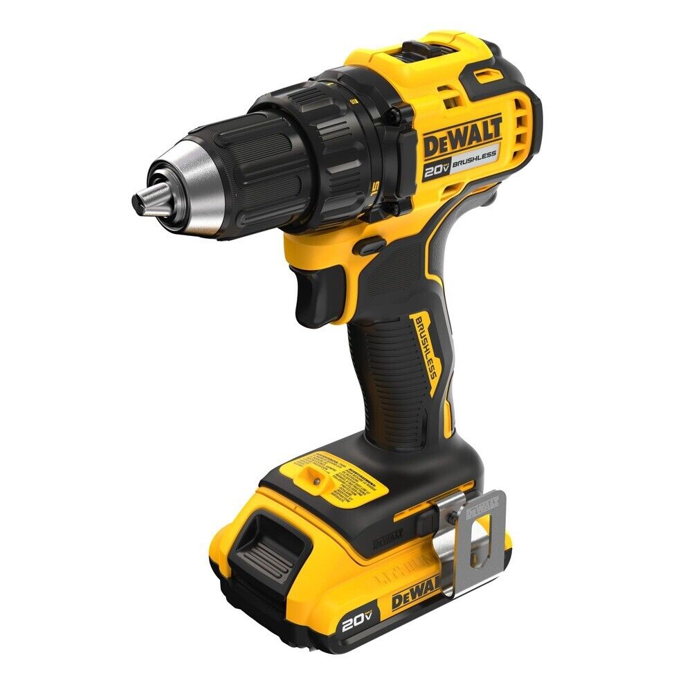 DeWalt DCD793D1 20V MAX Brushless 1/2" Cordless Compact Drill Driver Kit New