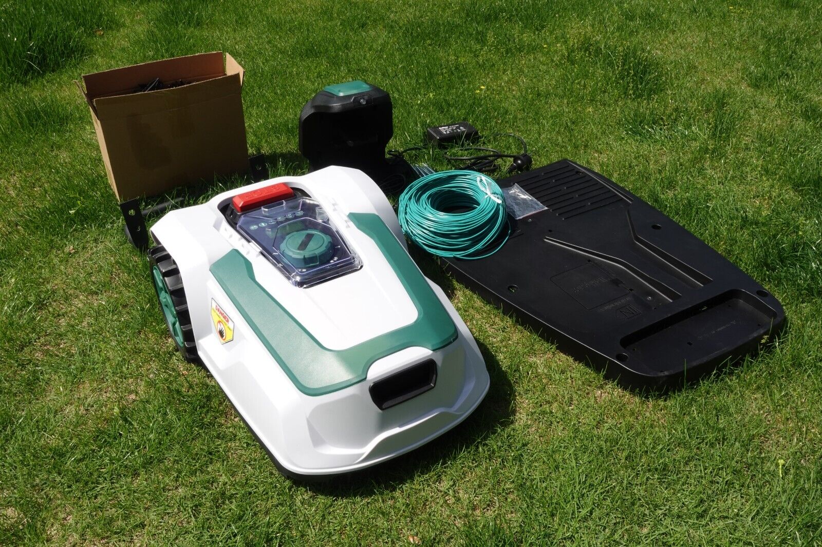 TruePower Robotic Lawn Mower WIFI App Automated Self Charging 20V Lithium Ion