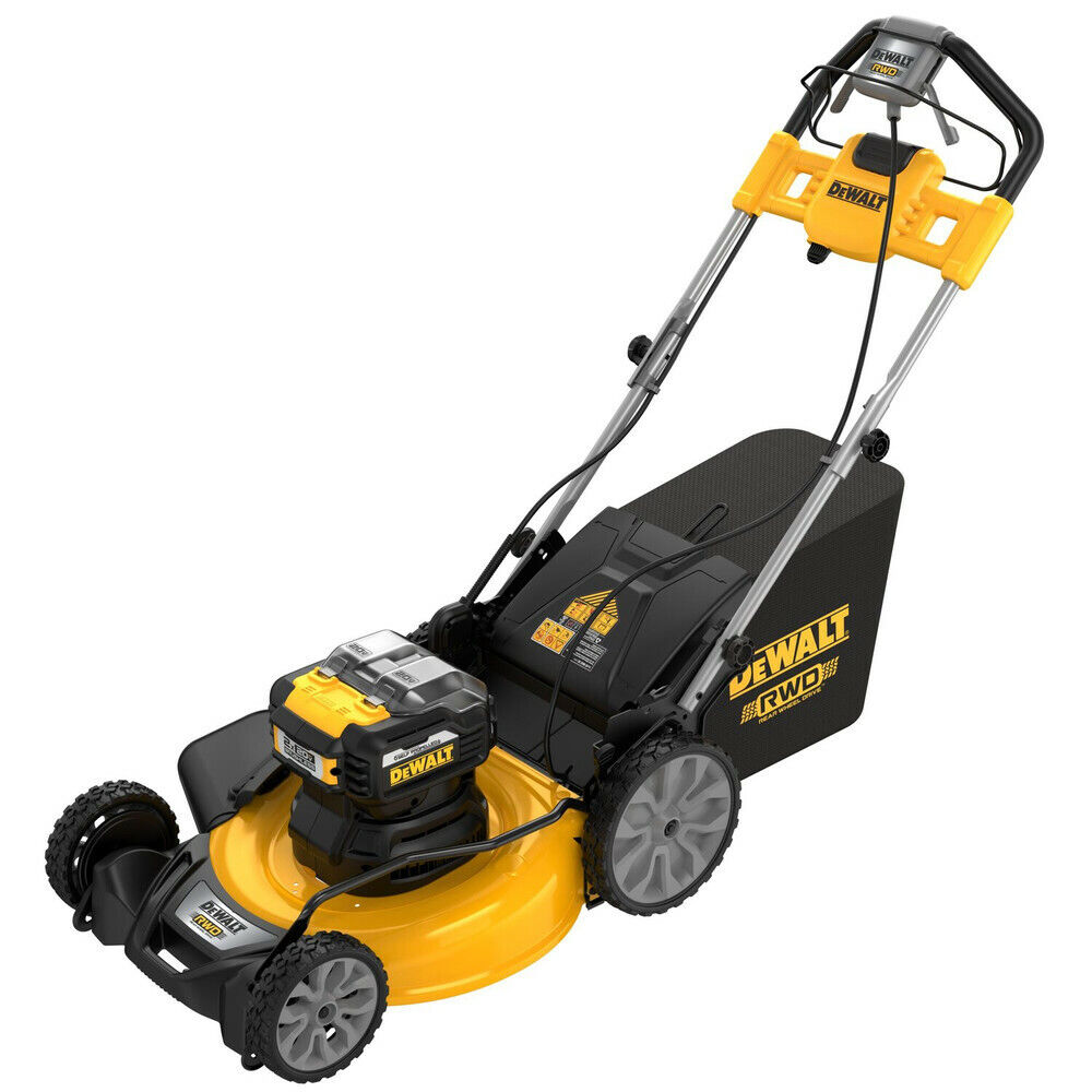 DEWALT DCMWSP255Y2 2X20V MAX 21-1/2" Rear Wheel Mower Kit w/2 Batts(12Ah) New