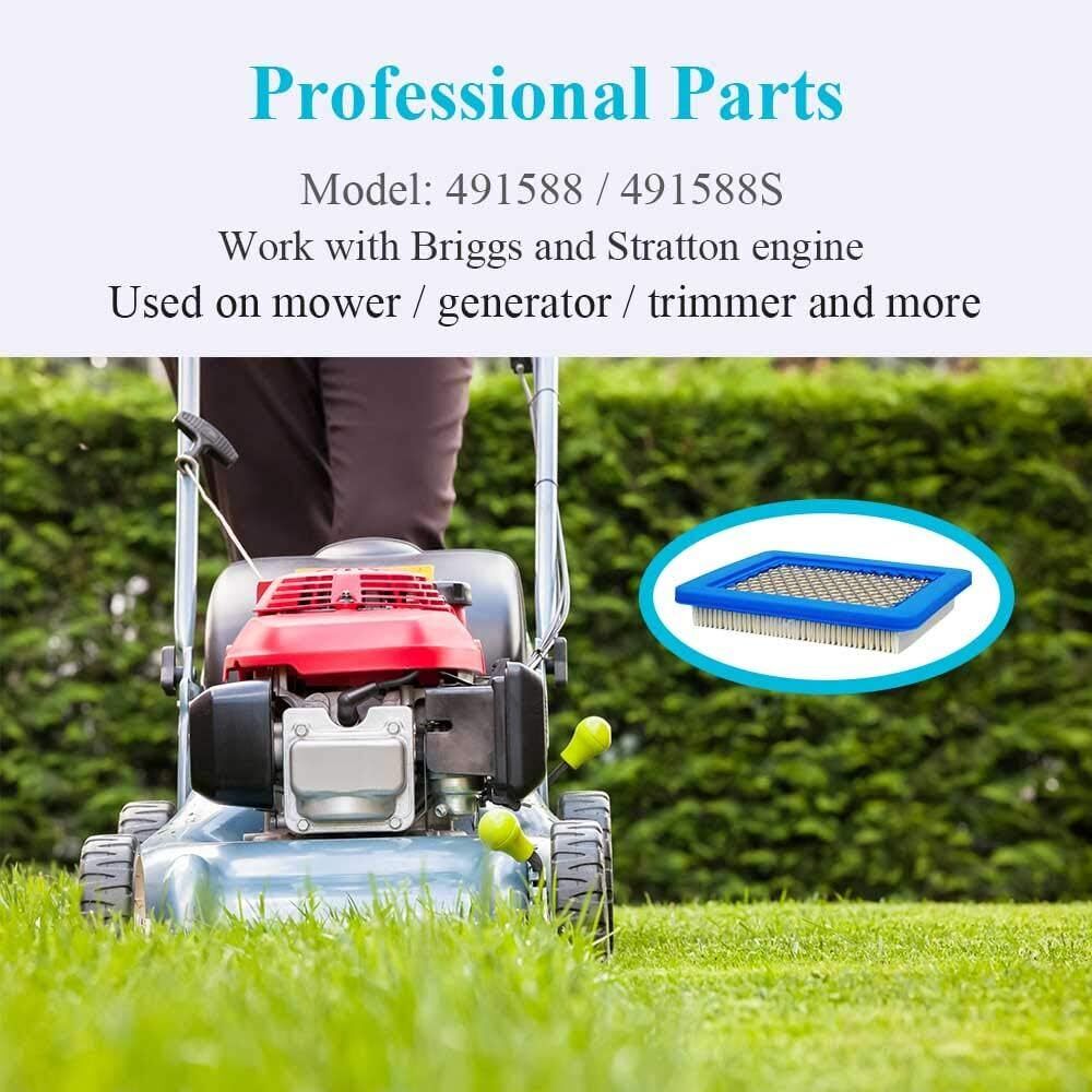 5 Pcs Lawn Mower Air Filter For Briggs Stratton Craftsman Toro Honda