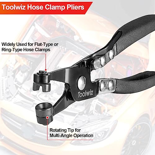 Heavy Duty Hose Clamp Pliers with Locking Device