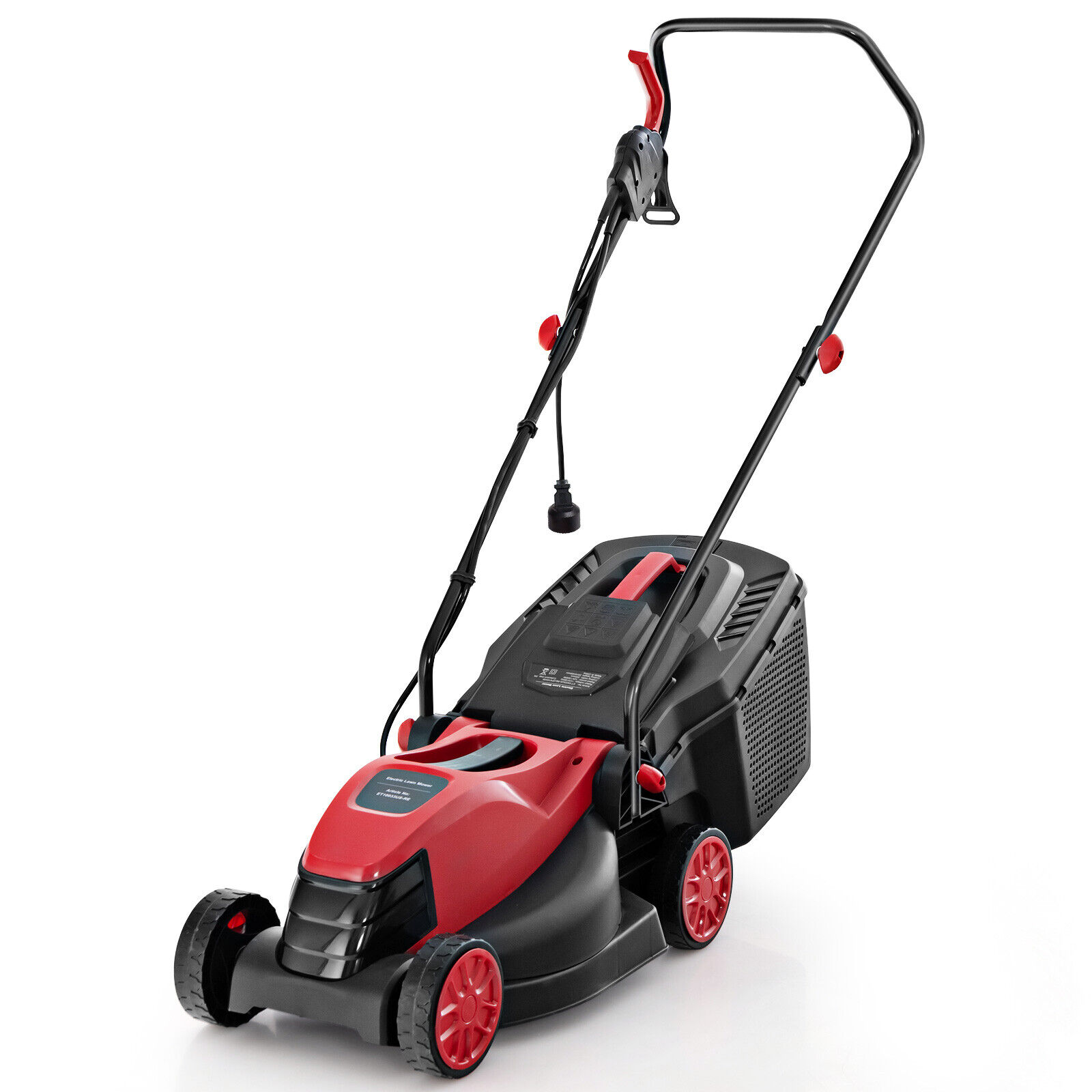 Electric Corded Lawn Mower 10-AMP 13-Inch Walk-Behind Lawnmower w/Collection Box