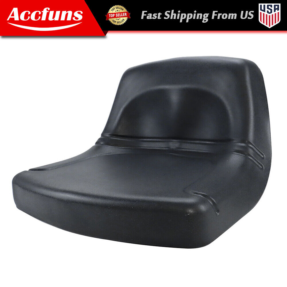New Lawn Mower Garden Tractor Seat Black High Back