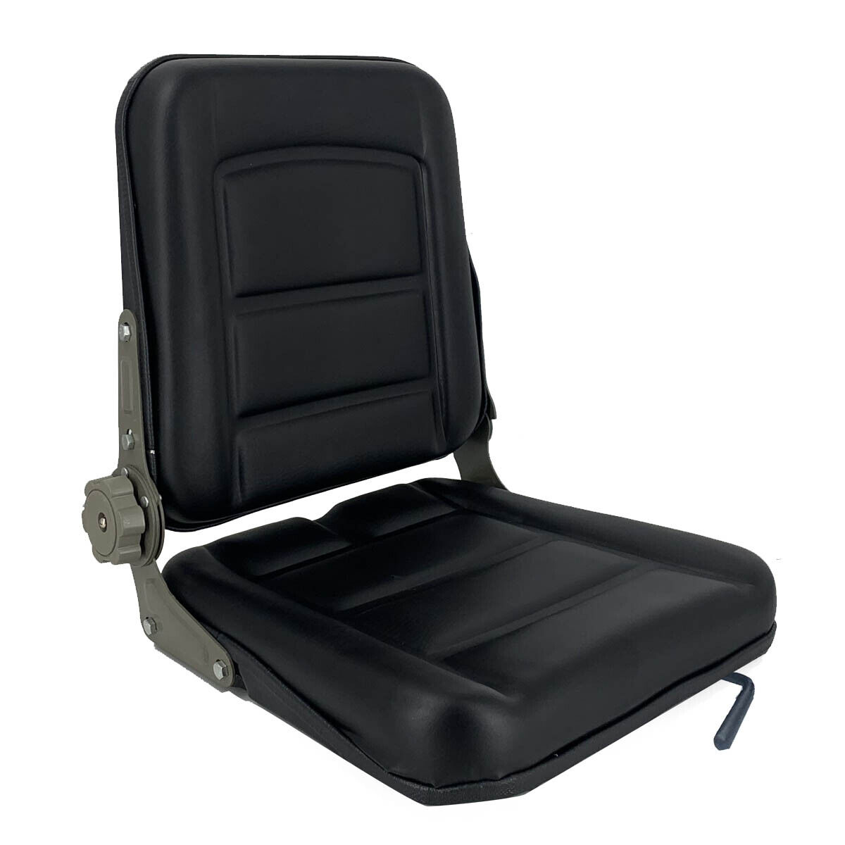 Lawn Mower Tractor Seat Universal Forklift Mower Seat Black