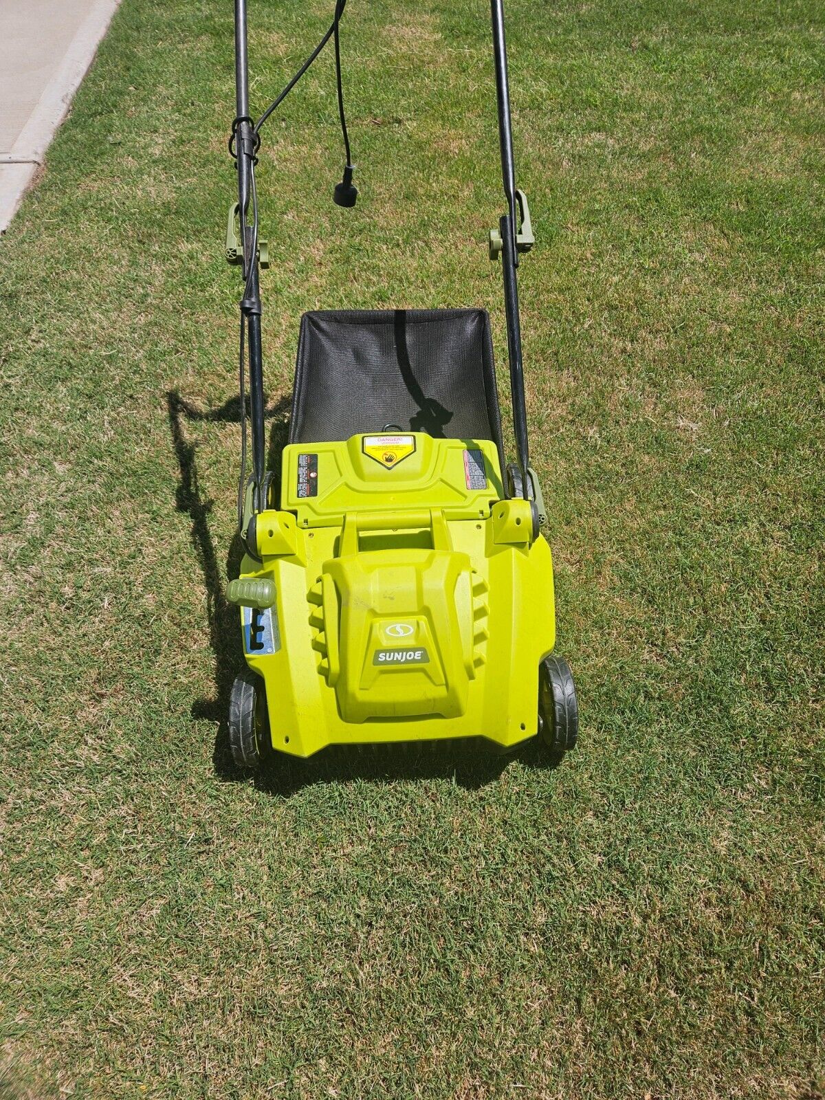 Sun Joe Electric Lawn Mower, Model MJ506E, Used, Good Condition