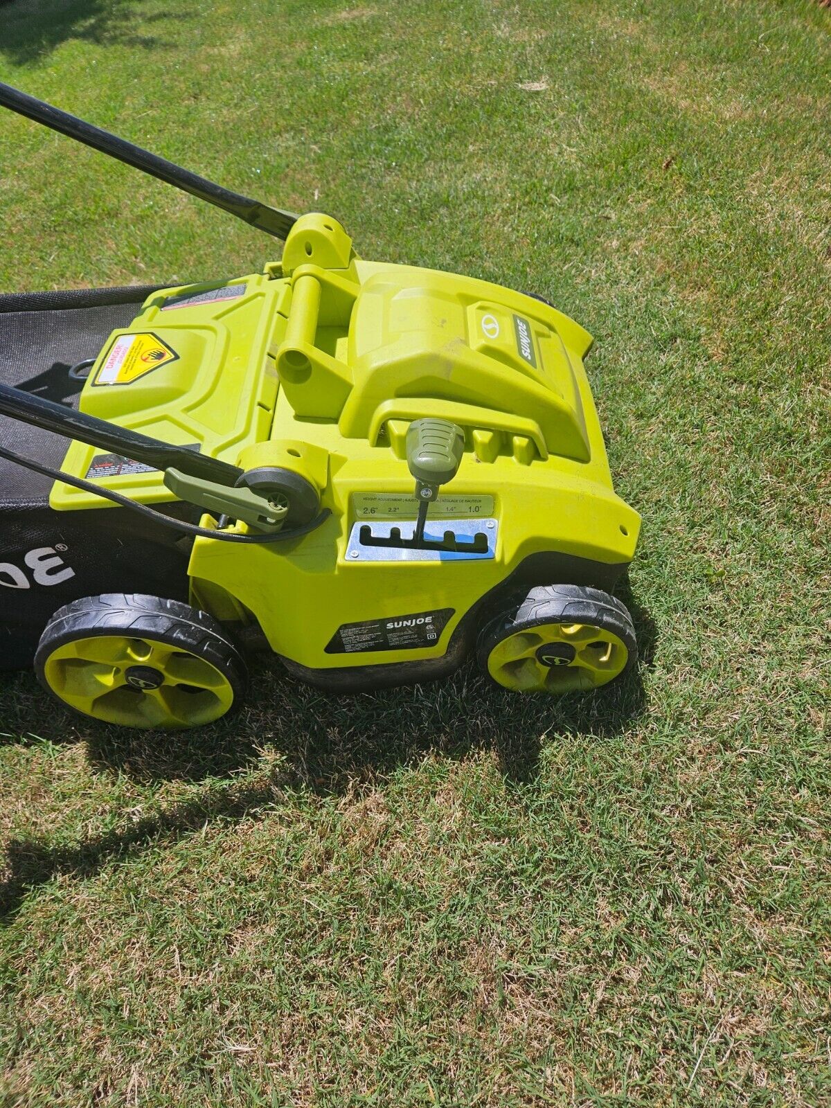 Sun Joe Electric Lawn Mower, Model MJ506E,  Used, Good Condition