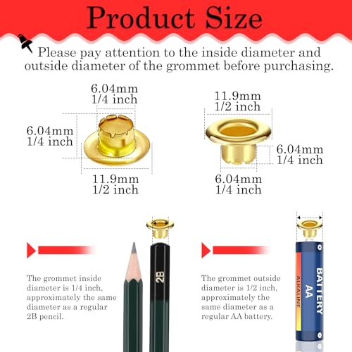 803Pcs Grommet Eyelet Pliers Kit with Metal Eyelets
