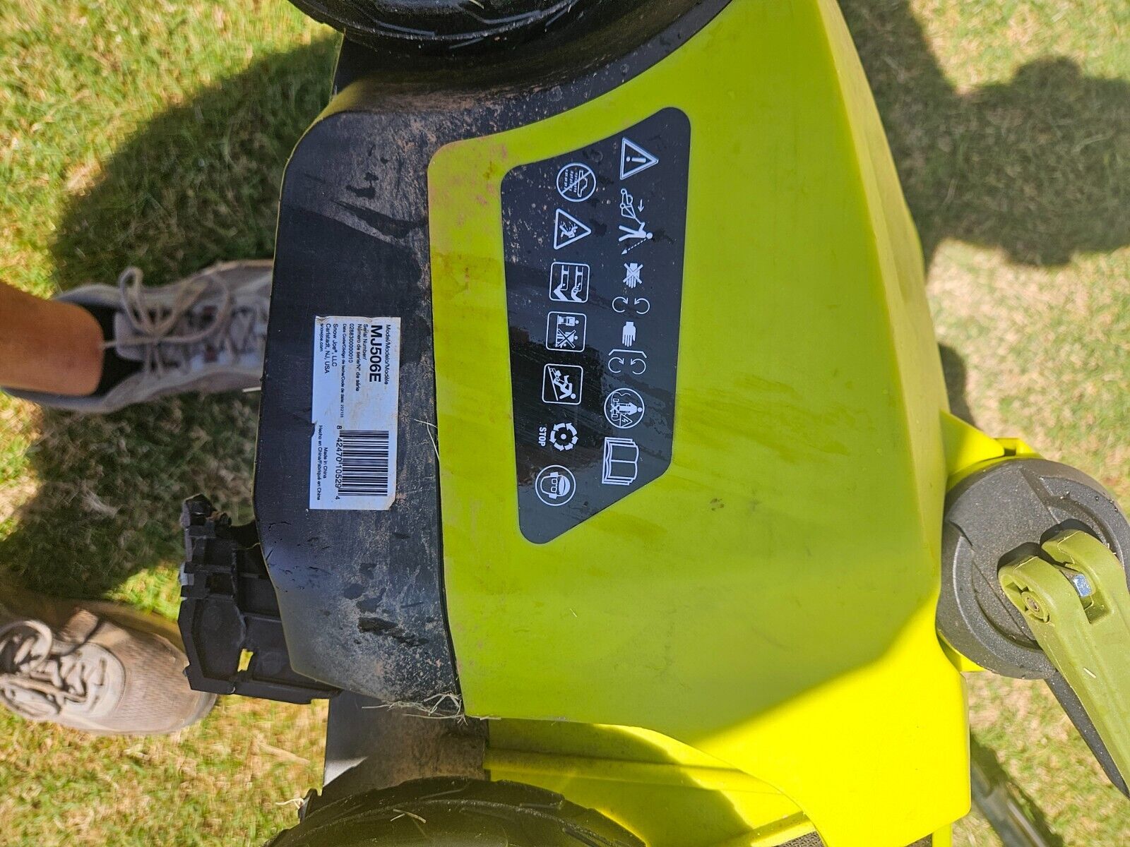 Sun Joe Electric Lawn Mower, Model MJ506E,  Used, Good Condition