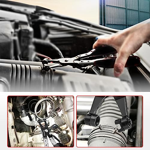 Heavy Duty Hose Clamp Pliers with Locking Device