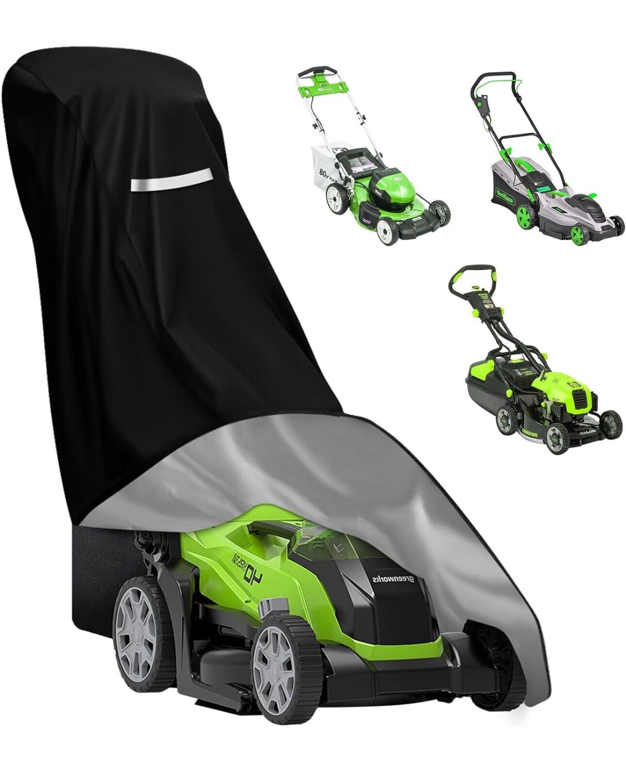Lawn Mower Cover Outdoor Waterproof UV Protector Heavy Duty Universal Fit