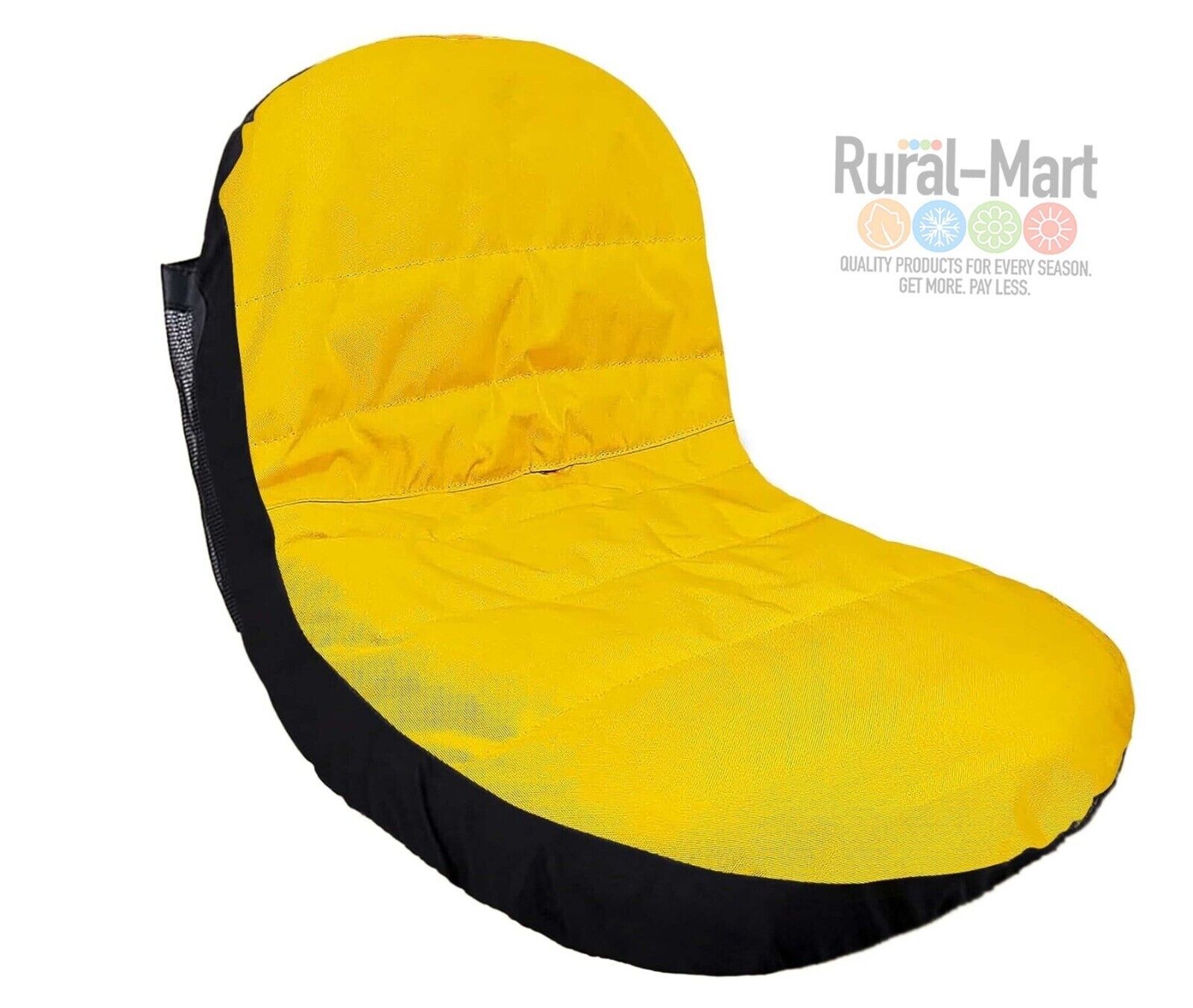 18" YELLOW Lawn Mower Seat Cover fr John Deere/Craftsman/CubCadet/Kubota LP92334